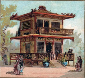 Paris. Exposition universelle de 1889 : le pavillon du Japon