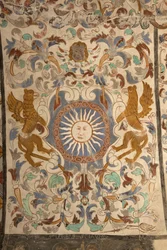 Église paroissiale de la Mare de Déu de Solers. Intérieur. Les nefs. Peintures murales. (détail). XVIe siècle (?)