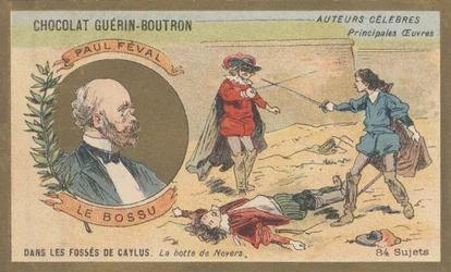 Paul Féval (1816-1887), romancier français, auteur de « Le bossu ou Le petit Parisien » (1857)