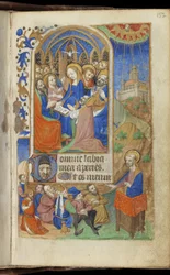 Pentecôte et scène de prêche, Livre d
