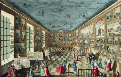 Vue en perspective du Salon de l