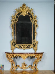 Miroir de cheminée