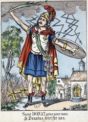 Image pieuse "Saint Donat, priez pour nous"