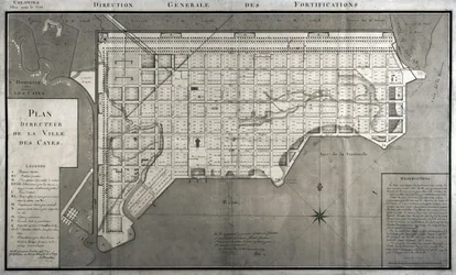 Plan Directeur de la Ville des Cayes, 1789