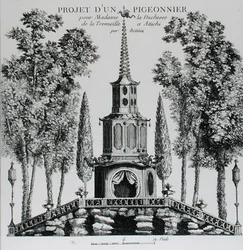 Plan pour un pigeonnier, de 