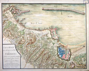 Plan de développement du port et du port de Cherbourg