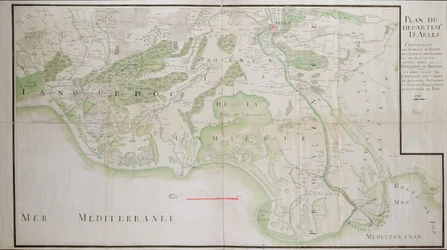 Plan des départements d