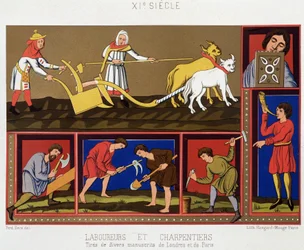 Laboureurs et charpentiers