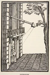 Polemoscope, copie par Boris Mestchersky, illustration de Histoire de la Nation Française, Sciences, Volumes I & II, par Gabriel Hanotaux, 1924