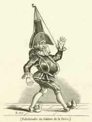 Polichinelle du theatre de la Foire (engraving)