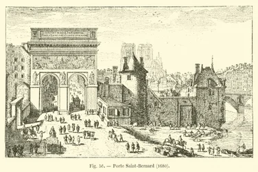 Porte Saint-Bernard, 1680