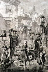 Pêcheurs de Porto dans les années 1860