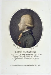Portrait de Louis Alexandre de La Rochefoucauld, duc d