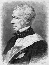 Portrait de Jean Pons Guillaume Viennet (1777-1868), homme politique, poète et auteur dramatique français, membre de l