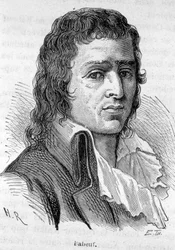 Portrait de Babeuf dit Gracchus, révolutionnaire français (1760-1797) - dans "L