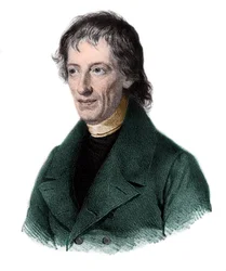 Portrait de Bernhard Placidus Johann Nepomuk Bolzano (1781-1848), mathématicien, logicien, philosophe et théologien bohémien