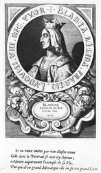 Portrait de Blanche de Castille (1185-1252), 1643