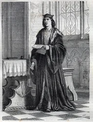 Portrait du cardinal Pietro Carafa ou Caraffa ou Jean Pierre Caraffa futur pape Paul IV (Paolo IV 1476-1559) Gravure dans « Histoire des Papes (...) Crimes des Reines Rois et Empereurs à travers les siècles » par Maurice Lachatre