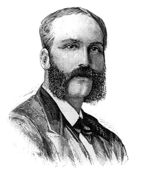 Portrait de Charles Baihaut (1843-1917), homme politique français. Gravure dans "Le Monde Illustré", 16 janvier