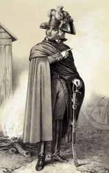 Portrait de Charles Pichegru, général français (1761-1804). Dans « Galerie historique de la Révolution française » par Albert Morin
