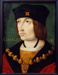 Portrait de Charles VIII (1470-1498) fils de Louis XI