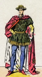 Portrait de Charles VII (1403-1461) roi de France.