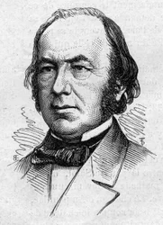 Portrait de Claude Bernard (1813-1878), physiologiste médical et académicien français. Gravure dans « Le Monde Illustré » n°883 du 14 mars 1874
