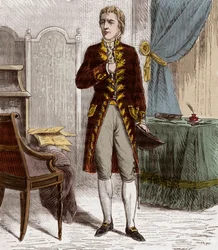 Portrait de Claude Louis, Comte Berthollet (1748-1822), chimiste français - Claude-Louis Berthollet (1748-1822), médecin et chimiste français - Gravure dans « Sciences à la portée de tous - Physique et chimie populaires » par Alexis Clerc - Fin XIXe siècle