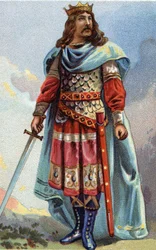 Portrait de Clotaire IV, roi des Francs de 716 à 718