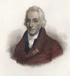 Portrait du Comte Claude Berthollet (1748-1822), chimiste français. dans "Portraits des Hommes Utiles"