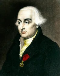 Portrait du comte Joseph Louis de Lagrange (1736-1813), mathématicien français. Gravure du XIXe siècle Collection Particulière