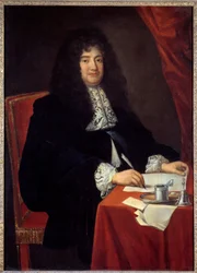 Portrait de François Michel Le Tellier, Marquis de Louvois (1639 - 1691), homme politique français. Peinture anonyme du 17ème siècle. Musée de Versailles
