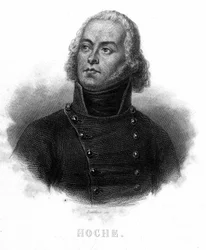 Portrait du Général Lazare Louis Hoche (1768 - 1797) - dans "Révolution française" par Thiers. 19e siècle