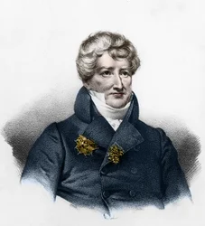 Portrait de Georges Cuvier (1764-1832), paléontologue français.