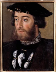 Portrait de Guillaume de Bellay, seigneur de Langey (1491-1543). Il était gouverneur de Turin et du Piémont. Peinture anonyme du 16e siècle. Versailles, Châteaux de Versailles et de Trianon