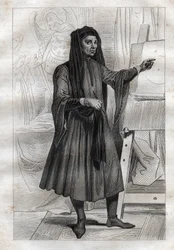 Portrait du peintre italien Giotto di Bondone (Ambrogiotto di Bondone).
