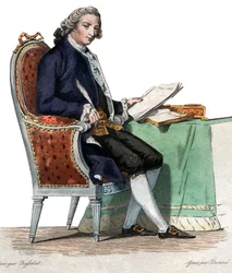 Portrait de Jean-Baptiste-Louis Gresset (1709-1777), poète et dramaturge français
