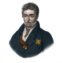 Portrait de Jean-Baptiste, comte de Villèle (1773-1854), homme politique français. dans « LIBRE DES SPORERS » par Louis de Cormenin Timon. 1842. Collection privée