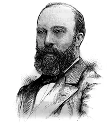 Portrait de Jean Marie Ferdinand Sarrien (1840-1915), homme politique français. Gravure dans « Le Monde Illustré », 16 janvier