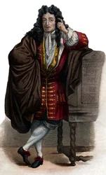 Portrait de Jean de La Bruyère (1645-1696), essayiste et moraliste français