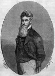 Portrait de John Brown (1800-1859), activiste américain contre l