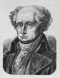 Portrait de Joseph Jérôme Siméon (1749-1842), avocat et homme politique français. Gravure de 1889. Collection privée