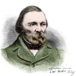 Portrait de Joseph Méry (1797-1866), poète et dramaturge français.