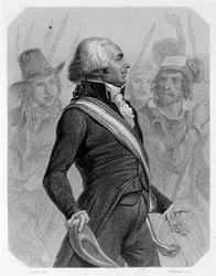 Portrait de Jérôme Pétion de Villeneuve (1756-1794), homme politique français. Dans « L