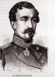 Portrait de Lamoricière, général et homme politique français (1806 - 1865)