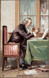 Portrait de Louis Jean Marie Daubenton (1716 - 1800), naturaliste français