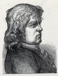Portrait de Marc Guillaume Alexis Vadier (1736-1828), homme politique révolutionnaire français. Gravure de 1889. Collection privée.