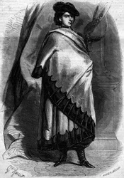 Portrait de Marie Sophie Amélie, Duchesse de Bavière et Reine des Deux-Siciles (gravure)