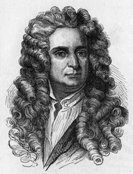 Portrait de Newton - dans « Album de la Science ; Savants illustres ; Grandes découvertes » 1896.