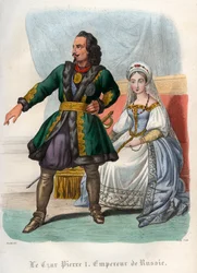 Portrait de Pierre Ier le Grand (1672-1725), tsar russe